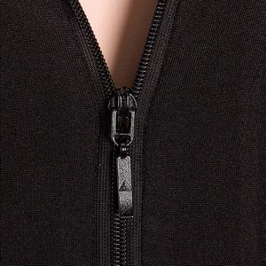 Black long sleeve body suit